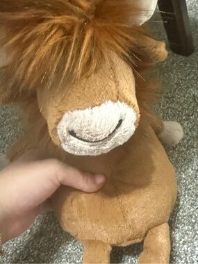 Plush Brown bull jellycat Stuffed Animal
